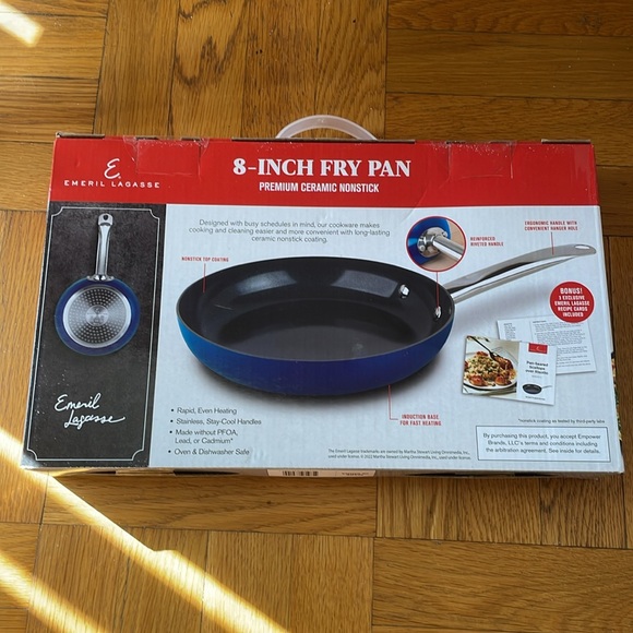 Emeril Lagassse 8-inch Dry Pan Premium Ceramic Nonstick BRAND NEW - Picture 2 of 2